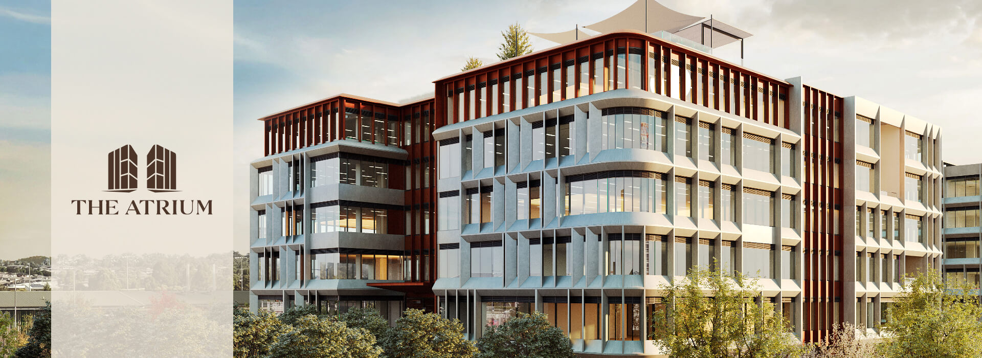 The Atrium commercial buildings at Oran Park